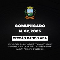 Sessão cancelada