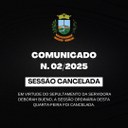 Sessão cancelada