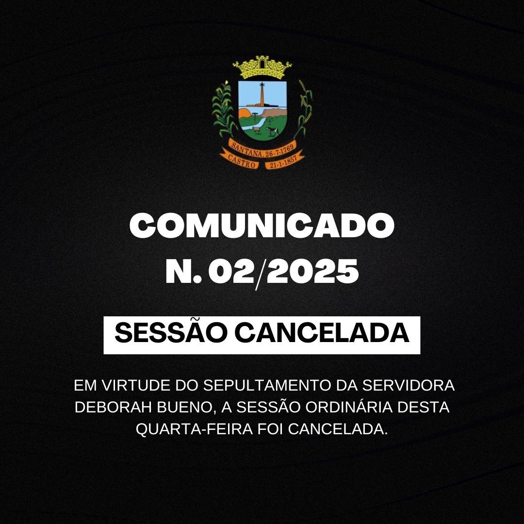 Sessão cancelada